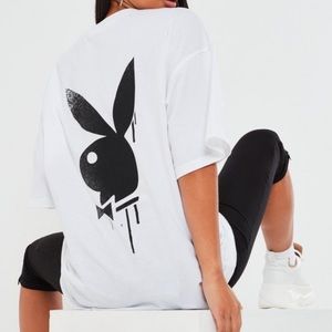 Playboy X Missguided oversized T-shirt